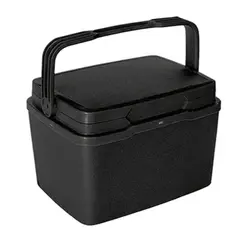 Caixa Térmica Preta 7L Com Alça Ideal Para Bebida , Alimentos e Etc - TOY 26017