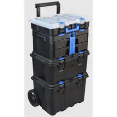 KIT CAIXA DE FERRAMENTAS MODULAR ULTRA BOX C RODAS 4 EM 1 TOY 26020