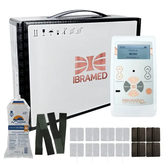 Neurodyn Portátil System Ibramed 5 Correntes Anvisa Bivolt