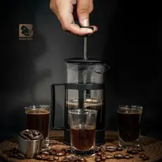 Cafeteira Francesa Prensa 300ml ou 600ml Leite Cremoso Cappuccino Cremeira Café Chá