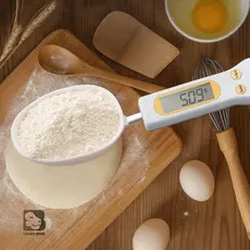 Balança Colher Digital LCD Medidor De Alta Precisão Dosador Grãos Função Tara Cozinha Farmácia