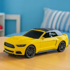 Carrinho De Brinquedo Infantil Speed Car Ford Mustang Amarelo Veiculo Resistente Divertido Educativo