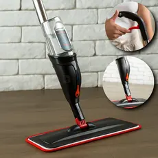 Mop Spray Com Reservatório Borrifador Vassoura Inteligente Rodo com Microfibra Limpeza Esfregão