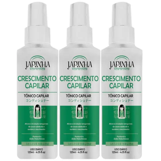 Tônico Sérum de Crescimento  Cabelo Barba |  Fortalecedor