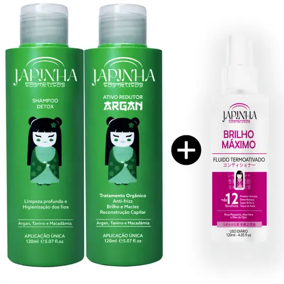 Kit Selagem Sem Formol Orgânica + Protetor Térmico | Desempenho Profissional Sem Gastar Muito 💚