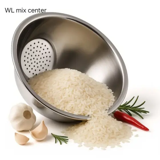 ESCORREDOR DE ARROZ LAVA ARROZ DE INOX MULTIUSO 25 cm