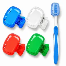 Kit 4 Capinhas Protetoras Para Escova De Dentes Universal Clipe De Armazenamento Portátil Viagem