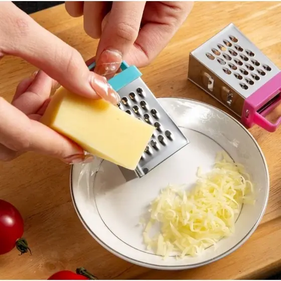 Ralador de Alho 4 Faces Inox Multifuncional Lembrancinha Utensilios de Cozinha KITt
