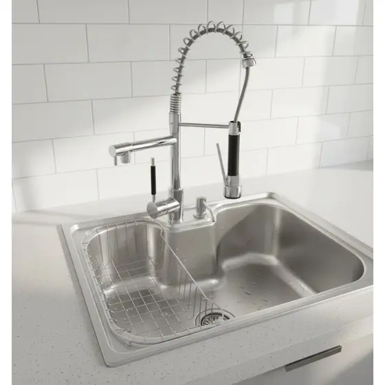 Cuba Gourmet Cozinha Aço Inox + Torneira Ducha Flexível Monocomando