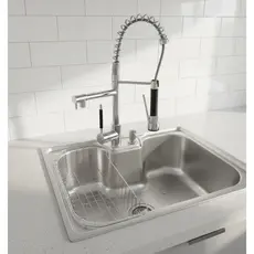Cuba Gourmet Cozinha Aço Inox + Torneira Ducha Flexível Monocomando