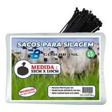 Saco para Silagem 200 Micras - 100/50 Uni + 100/50 Abraçadeiras