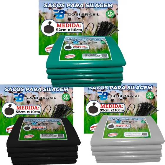 Saco Para Silagem Saco Para Silo Reforçado Com Abraçadeiras