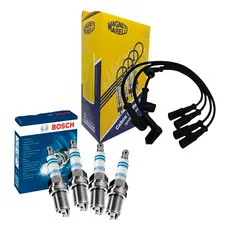Kit Cabos E Velas Fiat Palio Siena Strada Idea Fire Flex
