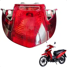 Lanterna Shineray Jet 125 50 49 C/ Plug Completa Traseira Di