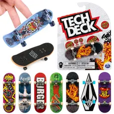 Tech Deck Fingerboard Profissional Skate De Dedo Spin Master Com Adesivos 2890 - Sunny
