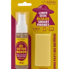 Limpa Óculos Lentes Smart E Phones Anti-bactérias 30ml