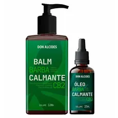 KIT BALM + OLEO PARA BARBA CALMANTE CB2 OZONIZADO DON ALCIDES