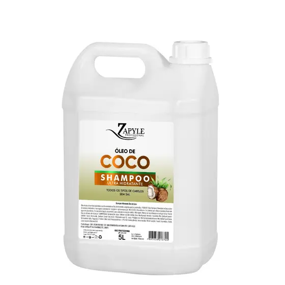 Shampoo oleo de coco Hidratante profissional 5l