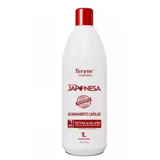 ATIVO Escova  Japonesa Original Teryne 100% Liso nova embalagem alisa afro 1l