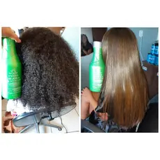 Escova progressiva Oleo De Coco new liss hair  Alisa Afro 100% 1litro ZERO FRMOL