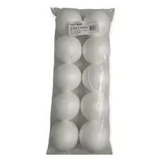 Bola Em Isopor 10cm (100mm) Com 10 Unidades