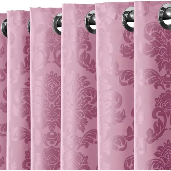 Cortina Premium Para Sala e Quarto Jacquard Estampada 1,30 X 2,00 Metros Ideal para Janela Semi Blackout