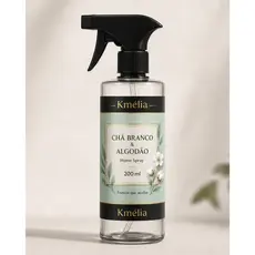 Odorizante Home Spray Aromatizador de Ambiente e Tecidos Chá Branco e Algodão 200ml