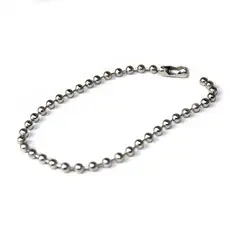 1000 Corrente Bolinha Prata 7cm Com Canoas Tags Chaveiros Prata Chaveiro Acessório Metal Artesanato