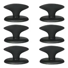 6 Unidades Pegador Tampas Panela Frigideira Caçarola Vidro Cozinha Prático Silicone Utensilio