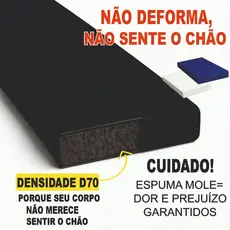 Colchonete Profissional Academia Exercícios treino Fitness FIT yoga impermeável colchão tapete