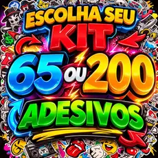 Mega Cartela de Adesivos Bike Carro Capacete Moto 200 Un Coelho 244 Grau Osascorte