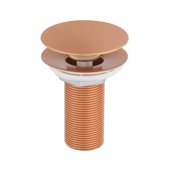 Válvula Click Pia Cuba Banheiro Lavatorio Rose Gold Fosco Luxo 7/8