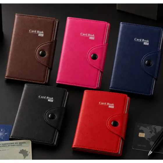Card Book Carteira Slim Porta Cartão/documento 16 Card