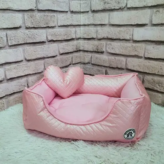 Caminha Delicate Baby P Pet Para Caes E Gatos Em Courino Rosa Delicate