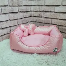 Colchão Pet Caminha Pet Cães Gatos Colchonete Rosa Tamanho P Delicate Baby