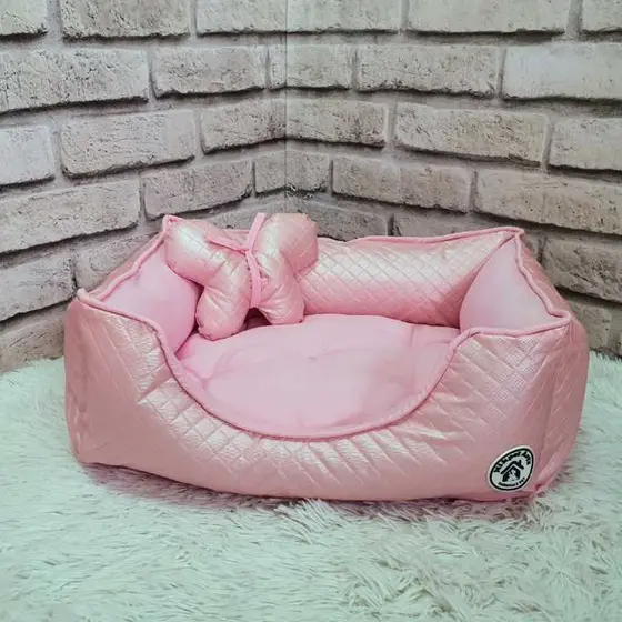 Cama Colchão Pet Caminha Pet Cães Gatos Colchonete Rosa Tamanho G