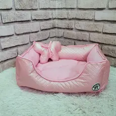 Cama Colchão Pet Caminha Pet Cães Gatos Colchonete Rosa Tamanho M Delicate Baby