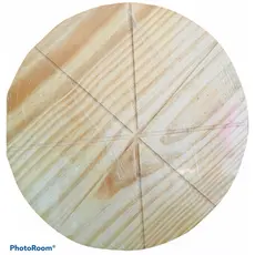 Tábua para Pizza 40cm em Madeira Pinus