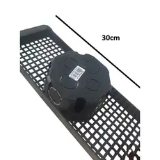Caixas De Teto Luz 30cm Caixinha Preta Suporte Para Laje Teto Coberto Alvenaria