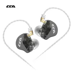 CCA CRA In Ear HiFi Fone De Ouvido De Alta Polímero Diafragma Monitor De Fones Noice Canceling Esporte Gamer NRA ZEX EDX