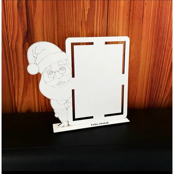Kit de Porta Retrato Natalino Natal Personalizado em MDF