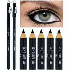 LAPIS DE OLHO PRETO MIA MAKE COM APONTADOR 12 UNIDADES