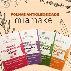 Folhas Antioleosidade Facial - MIA MAKE