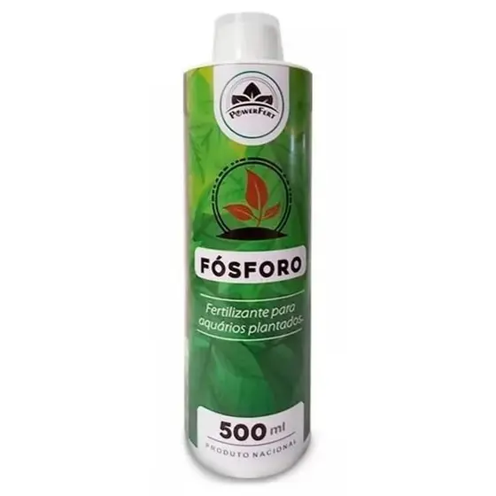 Powerfert Fertilizante Liquido Para Aquários Plantados Fósforo 500 Ml