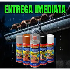Spray Veda Tudo Borracha Líquida Impermeabilizante Branco Preto E Transparente 235g Dryko