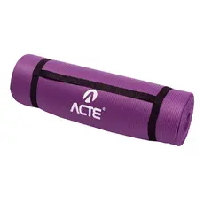 Tapete Comfort de Yoga Macio Antiderrapante 1,80m Roxo T54-RX Acte Sports