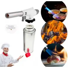 Acedendor churrasqueira maçarico cozinha regulagem manual Ntk