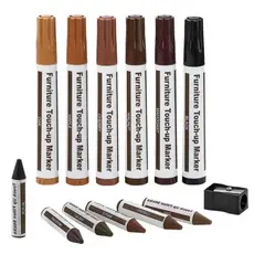 Kit 13 Peças Repara Móveis Caneta Tira Riscos Retoque Moveis PISOS MDF MADEIRA MARCENARIA