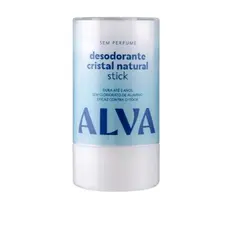 Desodorante Alva Personal Care Stick Cristal Natural 120g Sem Fragrância Eficaz Contra Odor