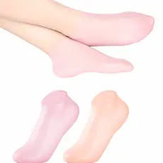 Meias Hidratante Silicone Pés Ressecados Rachados Calosidades Macios